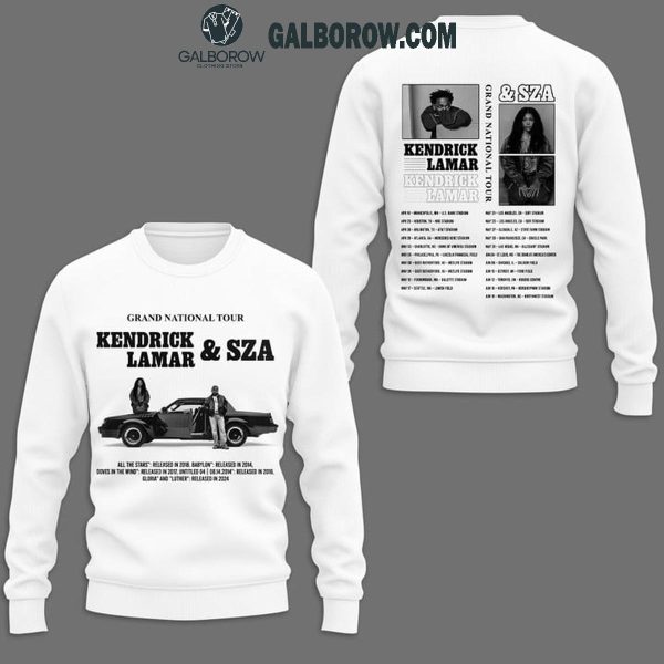 Kendrick Lamar SZA World Tour 2025 Schedule Hoodie T-Shirt