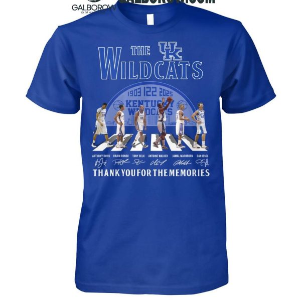 Kentucky Wildcats 122 Years Of The Wildcats Legends 1903-2025 T-Shirt