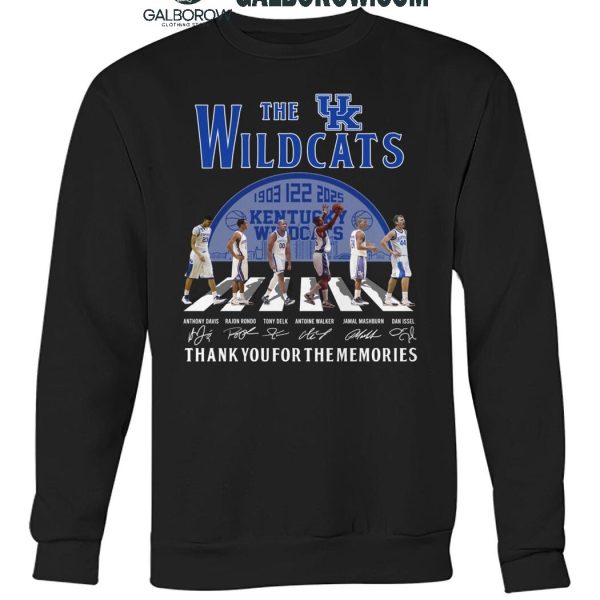 Kentucky Wildcats 122 Years Of The Wildcats Legends 1903 2025 T Shirt