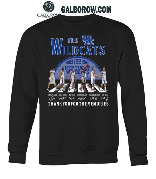 Kentucky Wildcats 122 Years Of The Wildcats Legends 1903-2025 T-Shirt