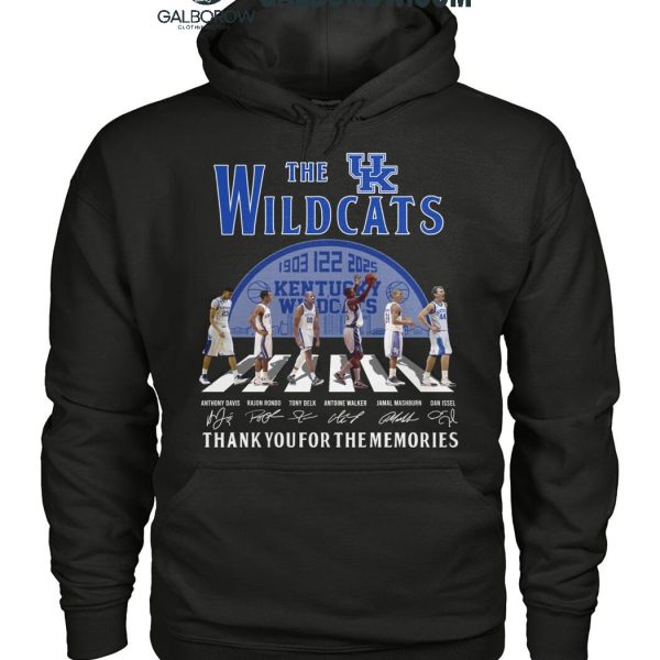 Kentucky Wildcats 122 Years Of The Wildcats Legends 1903 2025 T Shirt