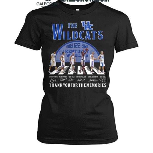 Kentucky Wildcats 122 Years Of The Wildcats Legends 1903 2025 T Shirt