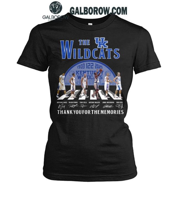 Kentucky Wildcats 122 Years Of The Wildcats Legends 1903-2025 T-Shirt