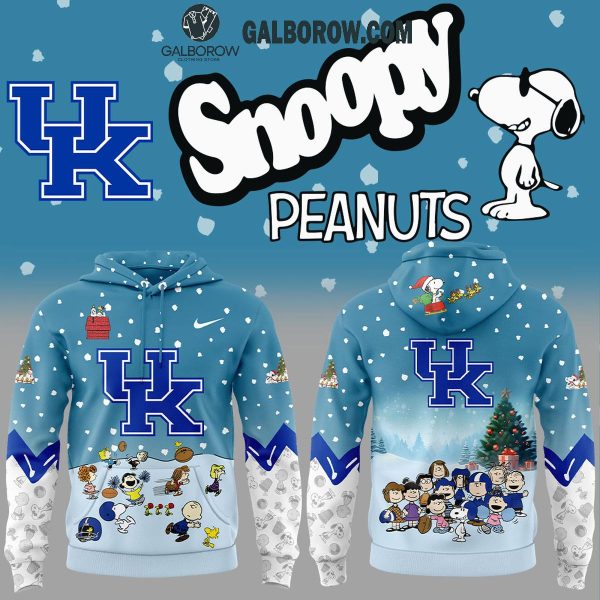 Kentucky Wildcats Peanuts Snoopy Charlie Brown Christmas Hoodie T-Shirt