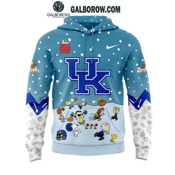 Kentucky Wildcats Peanuts Snoopy Charlie Brown Christmas Hoodie T-Shirt