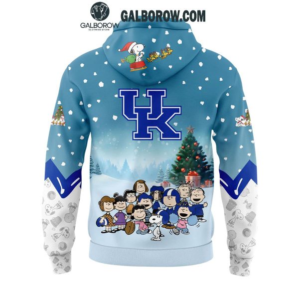 Kentucky Wildcats Peanuts Snoopy Charlie Brown Christmas Hoodie T-Shirt