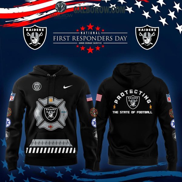 Las Vegas Raiders Honoring 2024 Firefighter Appreciation Night Hoodie T-Shirt