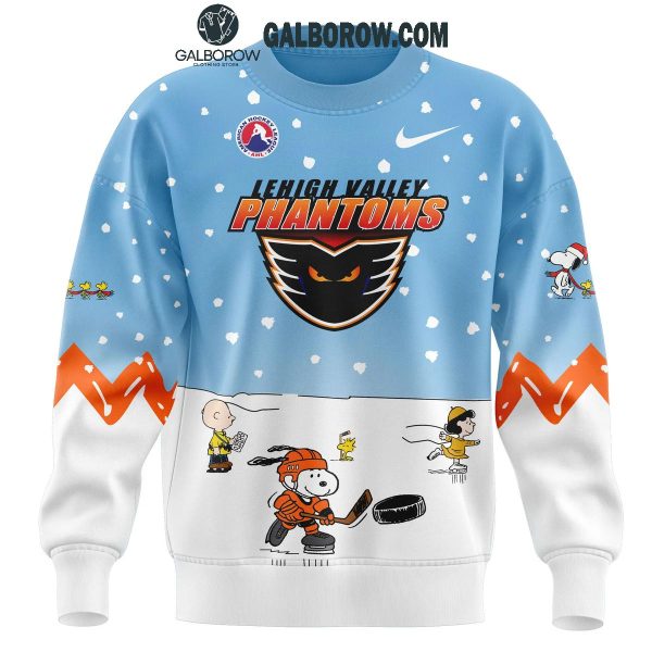 Lehigh Valley Phantoms Snoopy Hockey Time Peanuts Holidays Hoodie T-Shirt