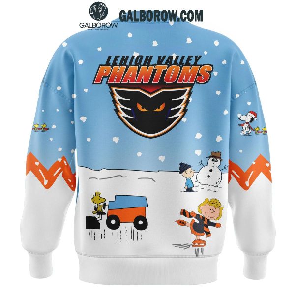 Lehigh Valley Phantoms Snoopy Hockey Time Peanuts Holidays Hoodie T-Shirt