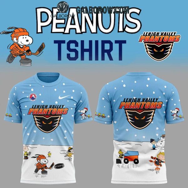 Lehigh Valley Phantoms Snoopy Hockey Time Peanuts Holidays Hoodie T-Shirt