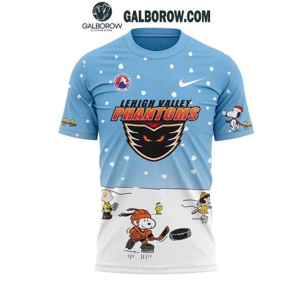 Lehigh Valley Phantoms Snoopy Hockey Time Peanuts Holidays Hoodie T-Shirt