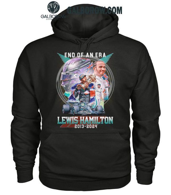 Lewis Hamilton 2013-2024 End Of An Era Ferrari Formula 1 Team T-Shirt