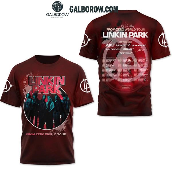 Linkin Park From Zero World Tour 2025 Schedule Hoodie T-Shirt