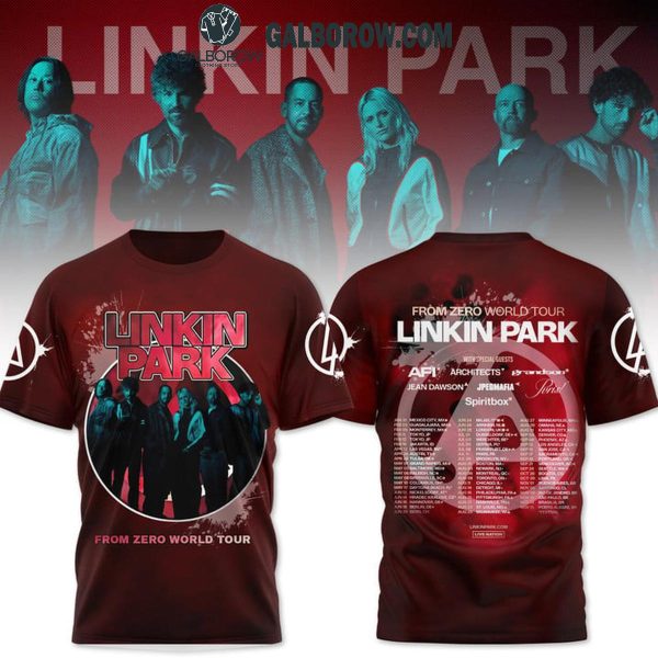 Linkin Park From Zero World Tour 2025 Schedule Hoodie T-Shirt