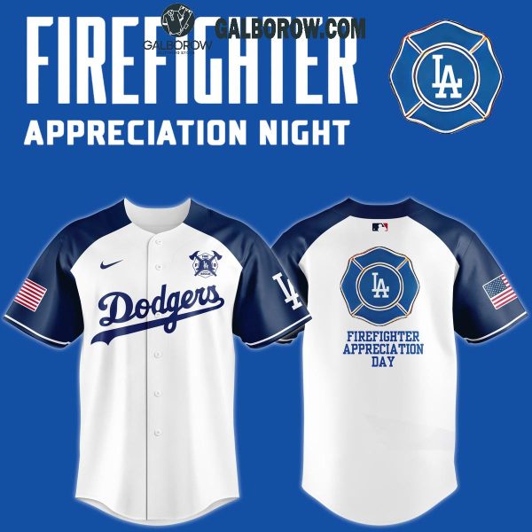 Los Angeles Dodgers 2024 MLB Firefighter Appreciation Night Baseball Jersey