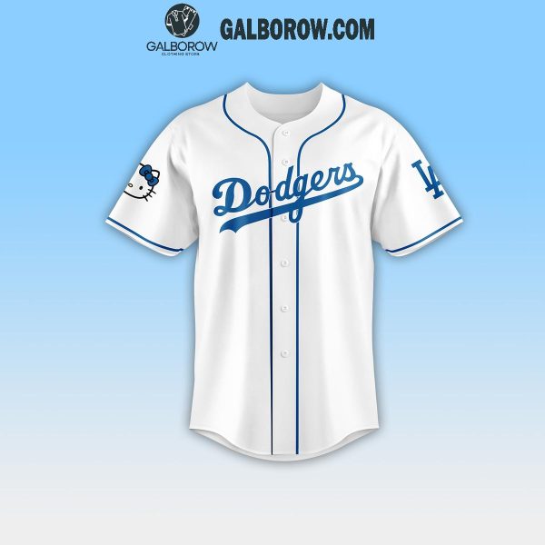 Los Angeles Dodgers Bruno Mars Hello Kitty Collab Baseball Jersey