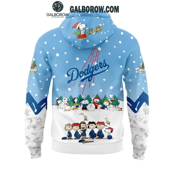 Los Angeles Dodgers Peanuts Season Snoopy Basketball Hoodie T-Shirt