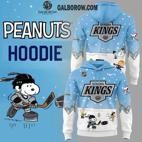 Los Angeles Kings Cheerful Christmas Of Peanuts Friends 2024 Hoodie T-Shirt