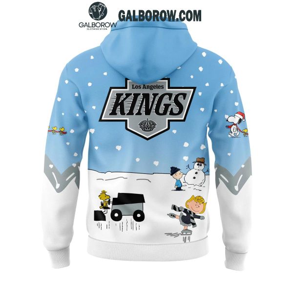 Los Angeles Kings Cheerful Christmas Of Peanuts Friends 2024 Hoodie T-Shirt