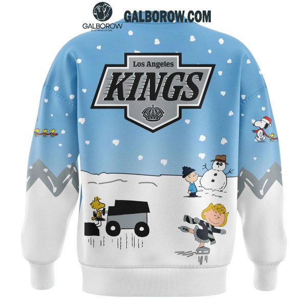 Los Angeles Kings Cheerful Christmas Of Peanuts Friends 2024 Hoodie T-Shirt