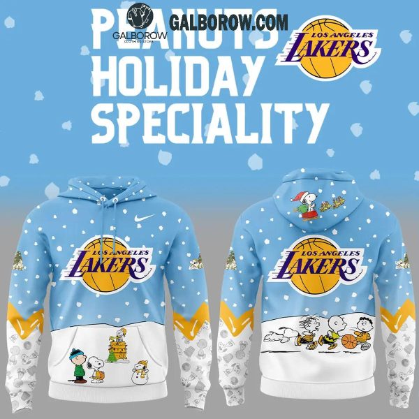 Los Angeles Lakers Peanuts Snoopy Christmas Days NBA 2024 Hoodie T-Shirt