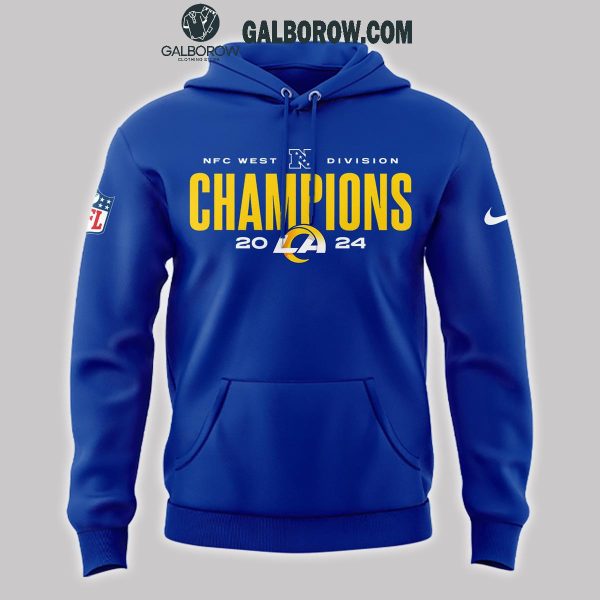 Los Angeles Rams Let’s Cheer NFC West Division Champs 2024 Hoodie T-Shirt