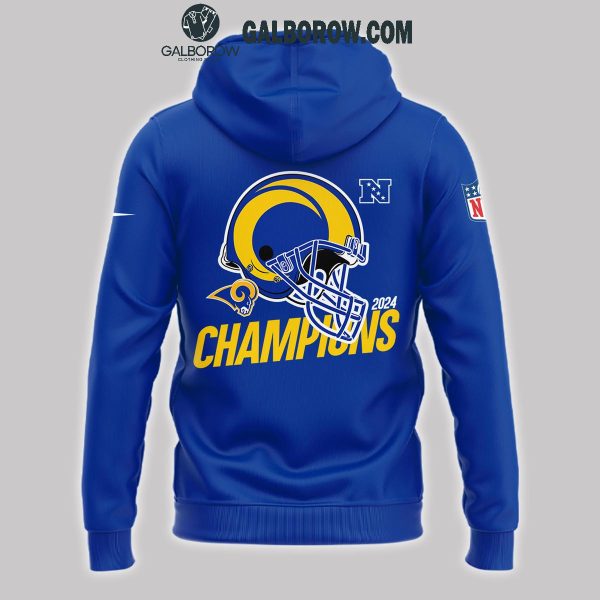 Los Angeles Rams Let’s Cheer NFC West Division Champs 2024 Hoodie T-Shirt