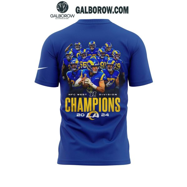 Los Angeles Rams NFC West Division Champs 2024 Hoodie T-Shirt