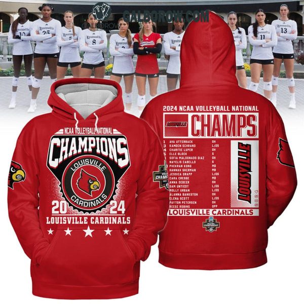 Louisville Cardinals Honor NCAA Volleyball Champs 2024 Hoodie T-Shirt