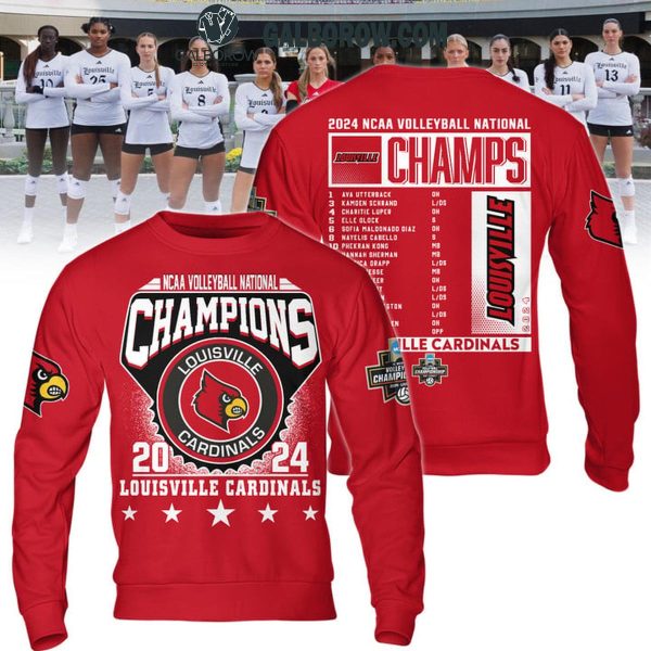 Louisville Cardinals Honor NCAA Volleyball Champs 2024 Hoodie T-Shirt