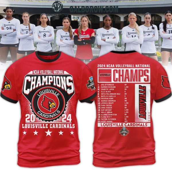 Louisville Cardinals Honor NCAA Volleyball Champs 2024 Hoodie T-Shirt