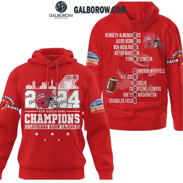 Lousiana Ragin’ Cajuns New Mexico 2025 Bowl The Champs Hoodie T-Shirt