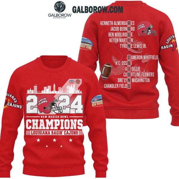 Lousiana Ragin’ Cajuns New Mexico 2025 Bowl The Champs Hoodie T-Shirt