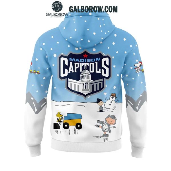 Madison Capitols Peanuts Holidays Snoopy Playtime Hoodie T-Shirt