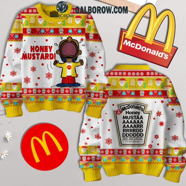 McDonald’s Honey Mustard For My Big Mac Christmas Ugly Sweater