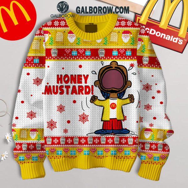 McDonald’s Honey Mustard For My Big Mac Christmas Ugly Sweater