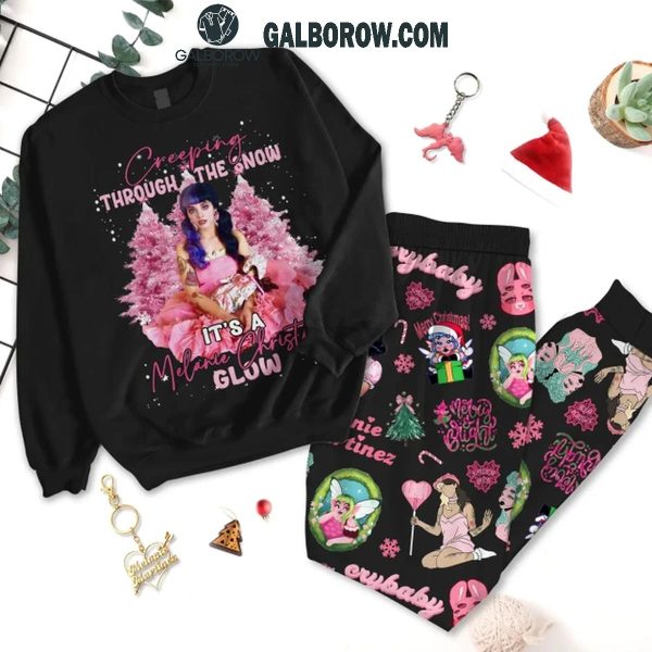 Melanie Martinez Creeping Through The Season It’s Christmas Glow Fleece Pajamas Set