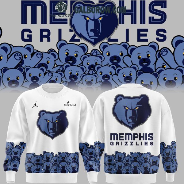 Memphis Grizzlies 2024 Teddy Toss Celebrating Basketball Game Hoodie T-Shirt