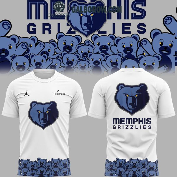 Memphis Grizzlies 2024 Teddy Toss Celebrating Basketball Game Hoodie T-Shirt