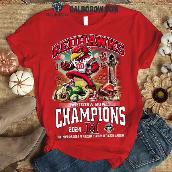 Miami Redhawks Let’s Celebrate 2024 Arizona Bowl Champions T-Shirt