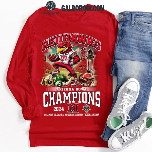 Miami Redhawks Let’s Celebrate 2024 Arizona Bowl Champions T-Shirt