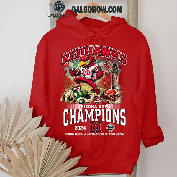 Miami Redhawks Let’s Celebrate 2024 Arizona Bowl Champions T-Shirt