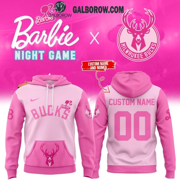 Milwaukee Bucks Barbie In The Barbie World 2024 Personalized Hoodie T-Shirt