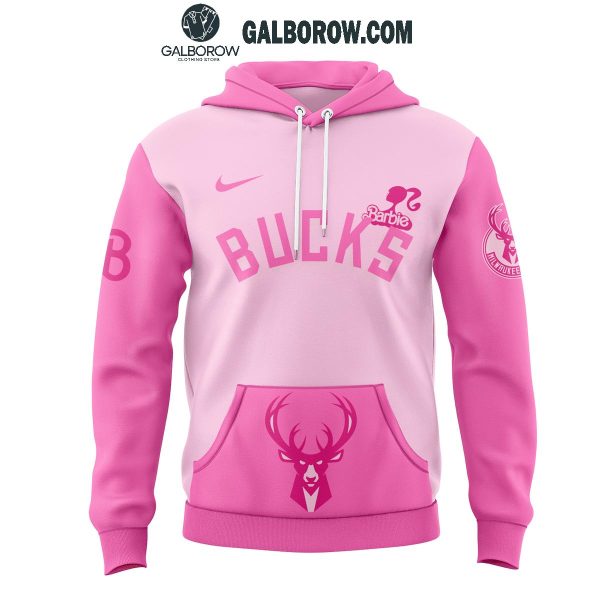 Milwaukee Bucks Barbie In The Barbie World 2024 Personalized Hoodie T-Shirt