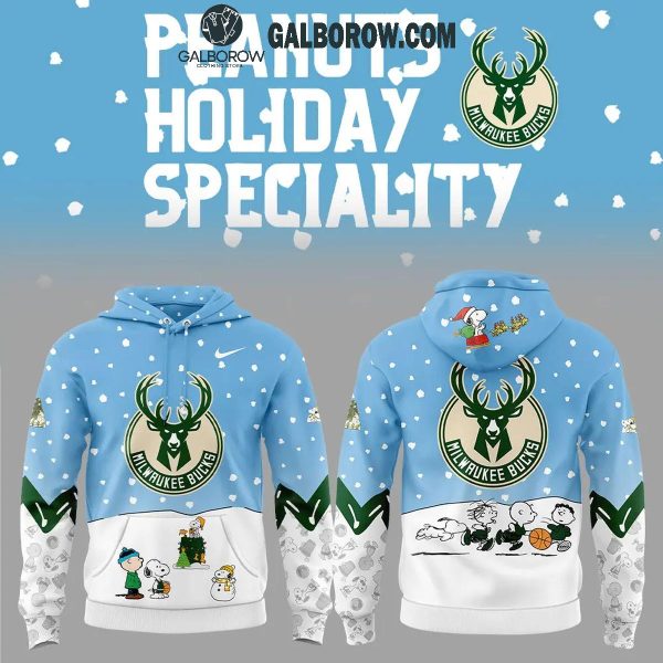 Milwaukee Bucks Peanuts Snoopy Christmas Days NBA 2024 Hoodie T-Shirt