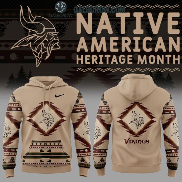 Minnesota Vikings Football Honors Native American Heritage 2025 Hoodie T-Shirt