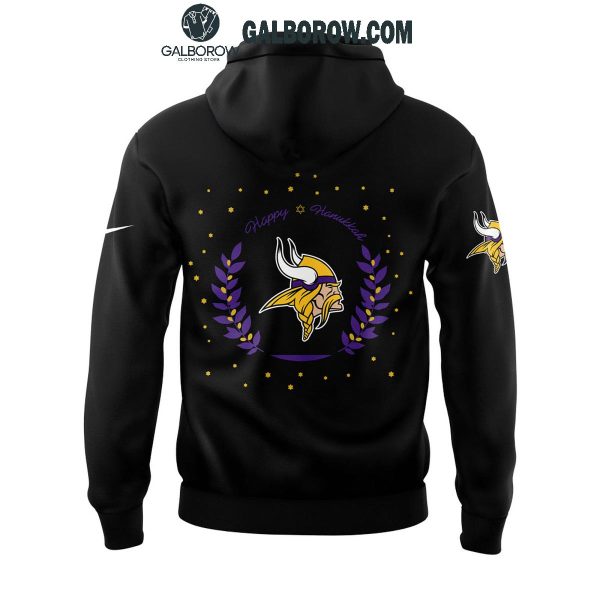 Minnesota Vikings Happy Hanukkah 2025 Glory Hoodie T-Shirt