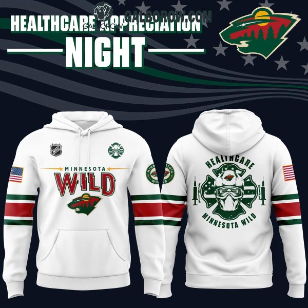 Minnesota Wild 2024-2025 2024 Healthcare Appreciation Night Hoodie T-Shirt