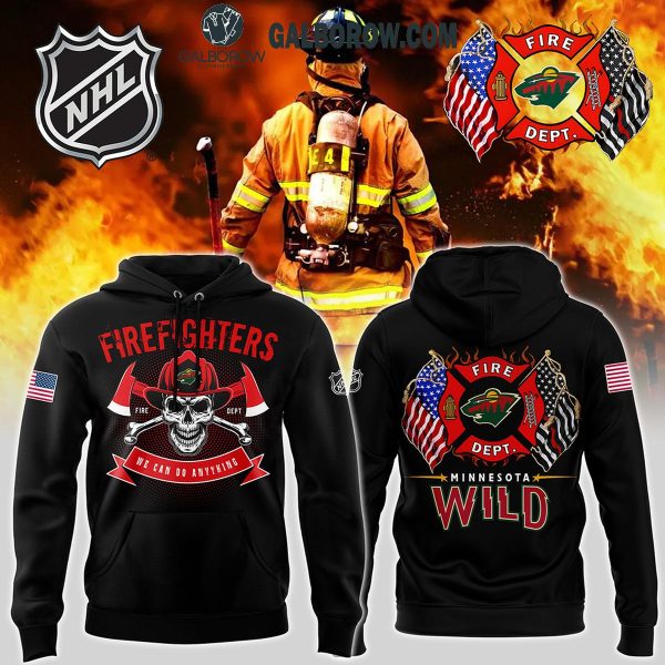 Minnesota Wild 2024 Firefighter Appreciation Night Honoring Hoodie T-Shirt