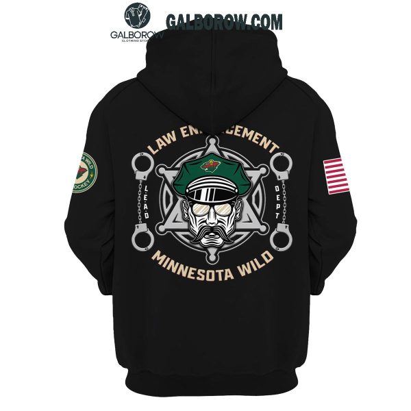 Minnesota Wild Celebration Of 2024 Law Enforcement Day Hoodie T-Shirt